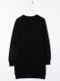 Balmain Kids Gebreide jurk Zwart - Thumbnail 2
