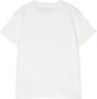Balmain Kids T-shirt met glitter-logo Wit - Thumbnail 2