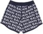 Balmain Kids Intarsia shorts Blauw - Thumbnail 2