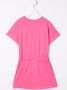 Balmain Kids Jurk met logoprint Roze - Thumbnail 2