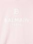 Balmain Kids Jurk met logoprint Roze - Thumbnail 3