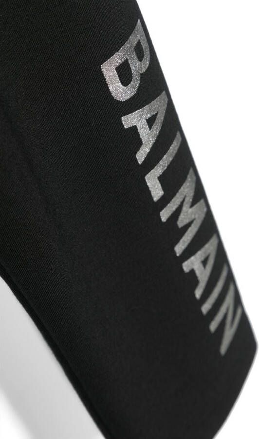 Balmain Kids Legging met logo-vlak Zwart