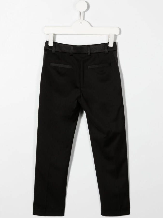 Balmain Kids Legging met logoband Zwart