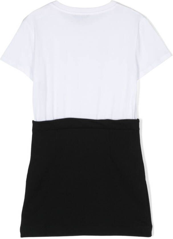 Balmain Kids Katoenen jurk Wit