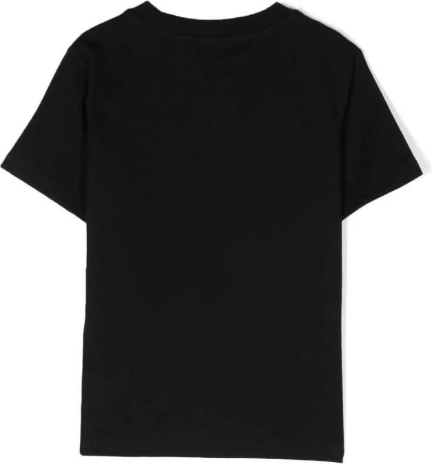 Balmain Kids T-shirt met geborduurd logo Zwart