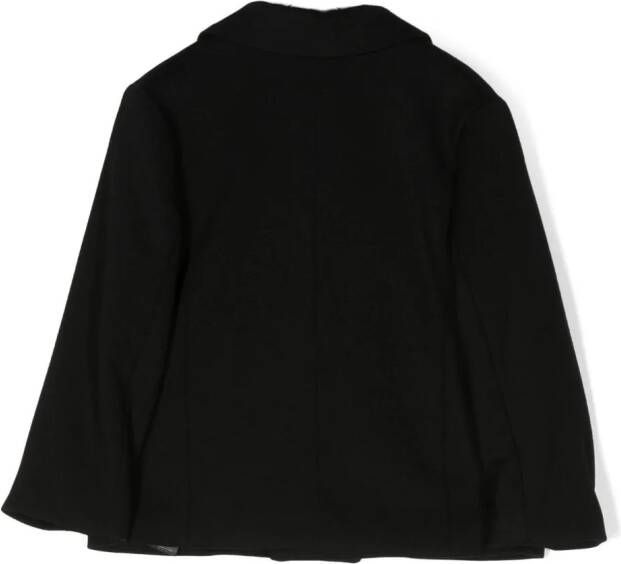 Balmain Kids Blazer met dubbele rij knopen Zwart