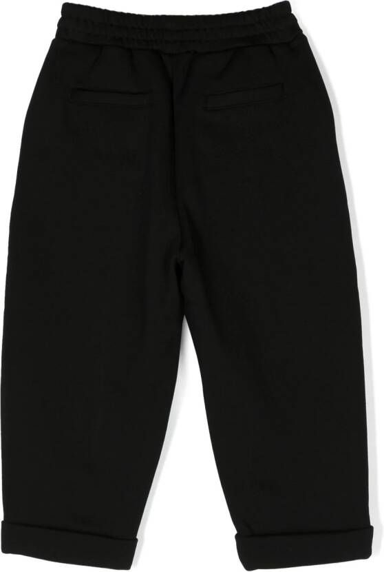 Balmain Kids Broek met logopatch Zwart