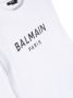 Balmain Kids Sweater met logoprint Wit - Thumbnail 3