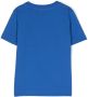 Balmain Kids T-shirt met logoprint Blauw - Thumbnail 2