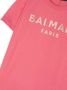 Balmain Kids T-shirt met logoprint Rood - Thumbnail 3
