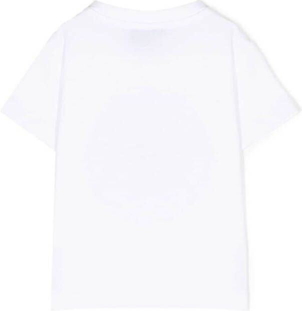 Balmain Kids T-shirt met logoprint Wit