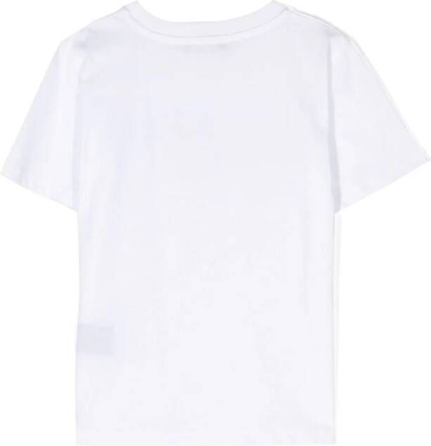 Balmain Kids T-shirt met logoprint Wit