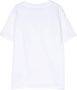 Balmain Kids T-shirt met geborduurd logo Wit - Thumbnail 2