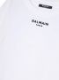 Balmain Kids T-shirt met geborduurd logo Wit - Thumbnail 3