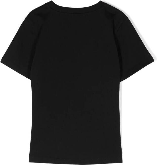 Balmain Kids T-shirt met logoprint Zwart