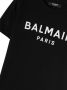 Balmain Kids T-shirt met logoprint Zwart - Thumbnail 3