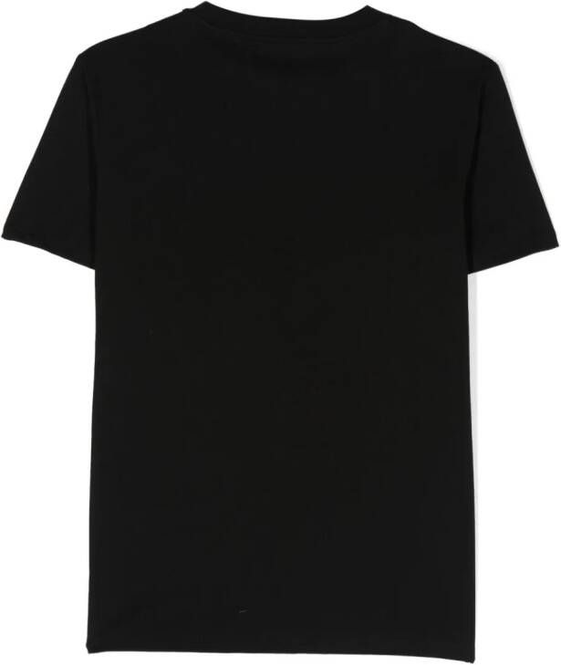 Balmain Kids T-shirt met logoprint Zwart