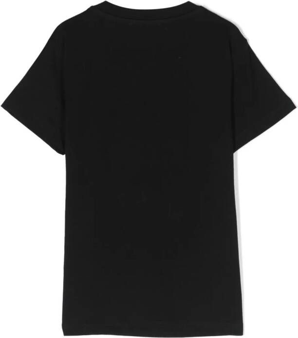 Balmain Kids T-shirt met logoprint Zwart