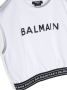 Balmain Kids Top met logoprint Wit - Thumbnail 3