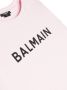 Balmain Kids Sweater met logoprint Roze - Thumbnail 3