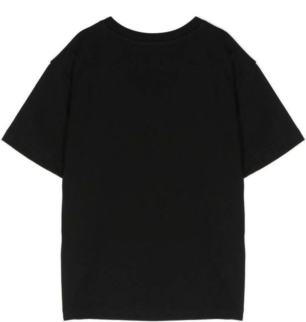 Balmain Kids T-shirt met logoprint Zwart