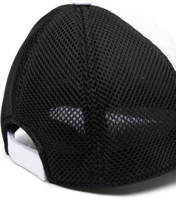 Balmain Kids Honkbalpet met mesh Wit