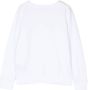 Balmain Kids Sweater met stras logo Wit - Thumbnail 2