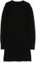Balmain Kids Ribgebreide jurk Zwart - Thumbnail 2