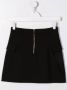 Balmain Kids Rok met logoplakkaat Zwart - Thumbnail 1