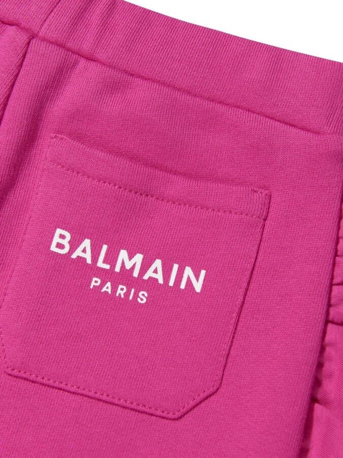 Balmain Kids Trainingsbroek met ruches Roze