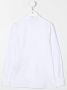 Balmain Kids Shirt met geplooide bies Wit - Thumbnail 2