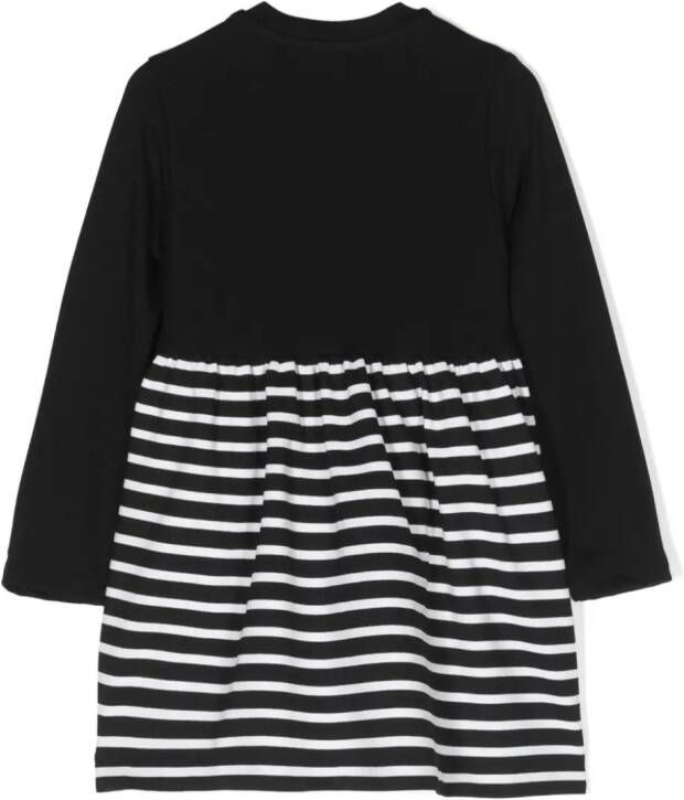 Balmain Kids Shirt met logo Zwart