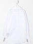 Balmain Kids Shirt met logopatch Wit - Thumbnail 2