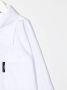 Balmain Kids Shirt met logopatch Wit - Thumbnail 3