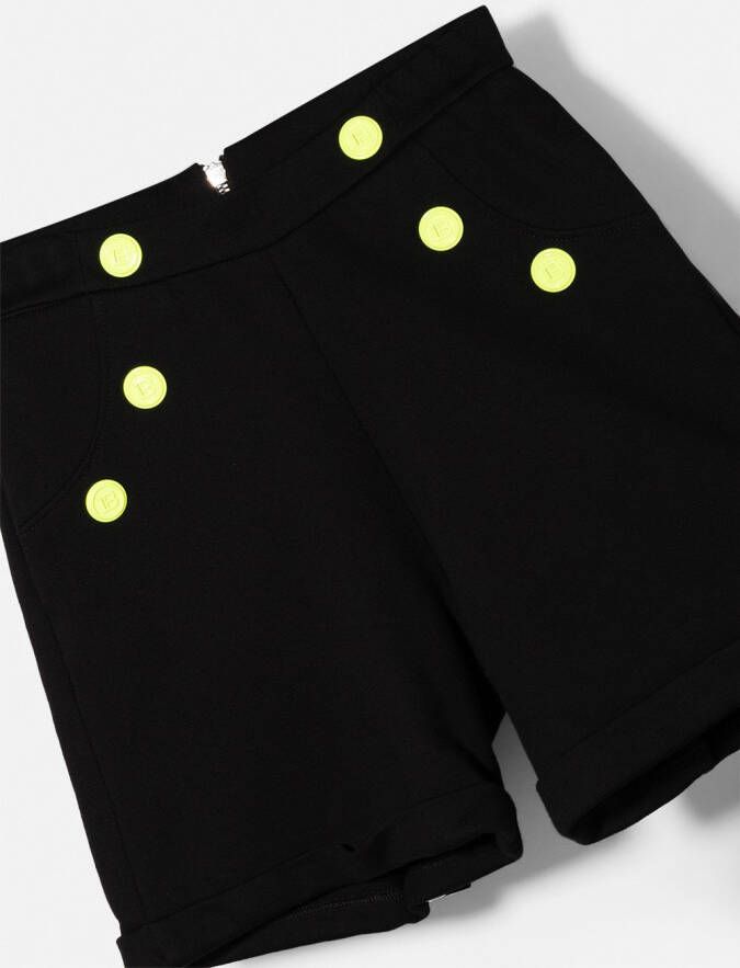 Balmain Kids Shorts met sierknoop Zwart