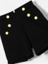 Balmain Kids Shorts met sierknoop Zwart - Thumbnail 3