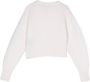 Balmain Kids Ribgebreide trui Wit - Thumbnail 2
