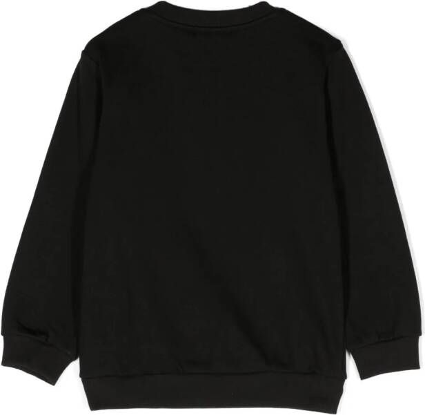 Balmain Kids Sweater met logo Zwart