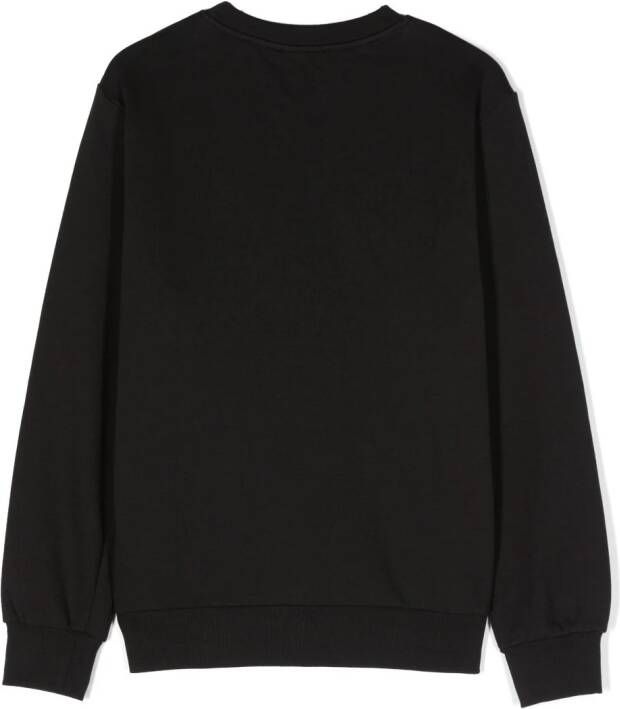 Balmain Kids Sweater met logo Zwart
