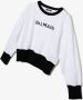 Balmain Kids Sweater met logoprint Wit - Thumbnail 2