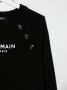 Balmain Kids Sweater met logoprint Zwart - Thumbnail 3