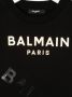 Balmain Kids Sweater met logoprint Zwart - Thumbnail 3