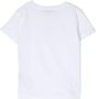 Balmain Kids T-shirt met geborduurd logo Wit - Thumbnail 2