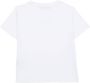 Balmain Kids T-shirt met geborduurd logo Wit - Thumbnail 2