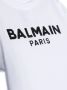 Balmain Kids T-shirt met geborduurd logo Wit - Thumbnail 2