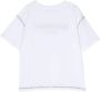 Balmain Kids T-shirt met geborduurd logo Wit - Thumbnail 2