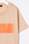 Balmain Kids T-shirt met logo-reliëf Beige - Thumbnail 3