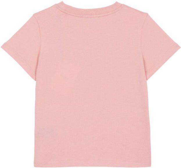 Balmain Kids T-shirt met logo Roze