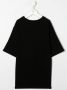 Balmain Kids T-shirt met logo van stras Zwart - Thumbnail 2