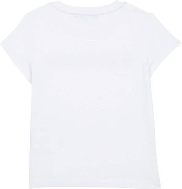 Balmain Kids T-shirt met logo Wit